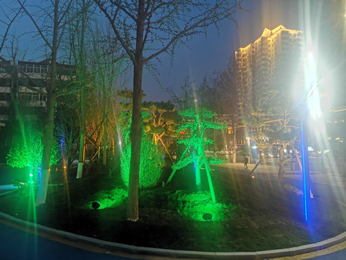 街心公園，景觀燈